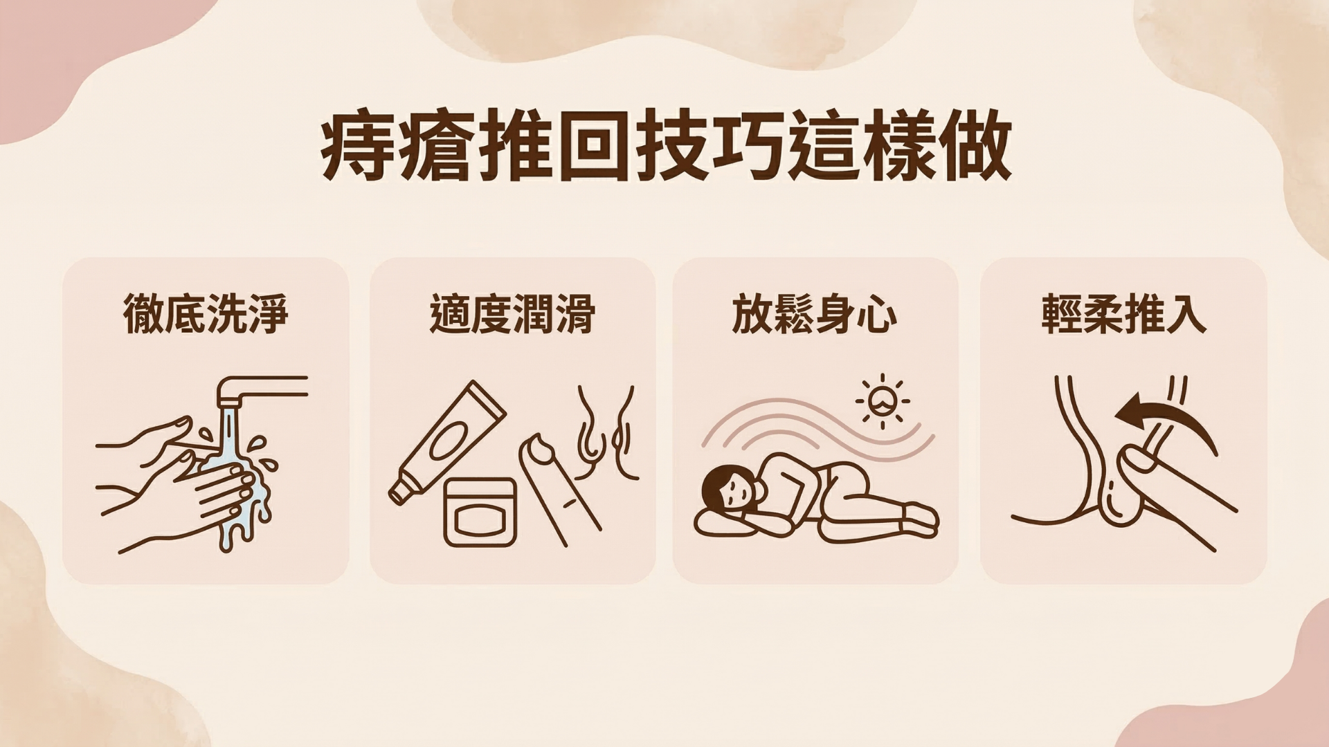 痔瘡跑出來怎麼辦