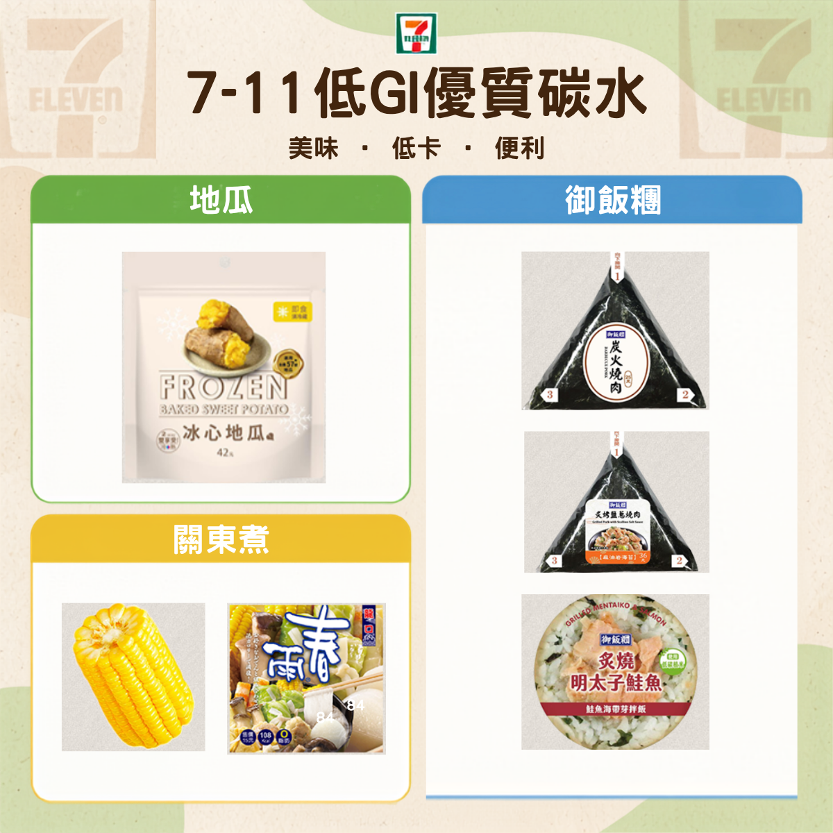 超商低GI優質碳水